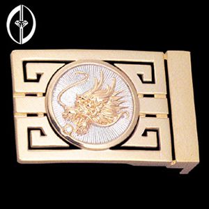 萬壽龍-鑽石皮帶扣