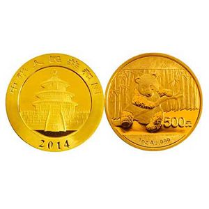 熊貓1盎司-金箔精品