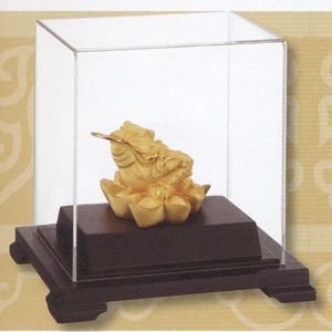 招財金蟾-立體金箔畫-絨沙金
