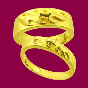火花-黃金結婚對戒