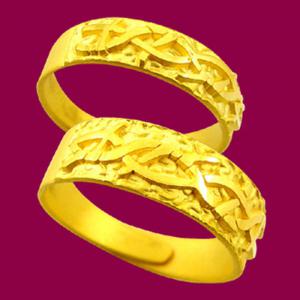 千言萬語-黃金結婚對戒