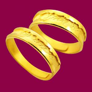 海誓山盟-黃金結婚對戒