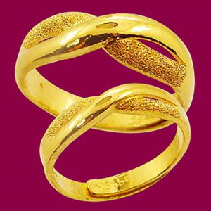 愛的交織-黃金結婚對戒
