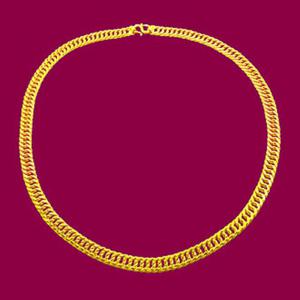 雙繕項鍊(10.1錢)-黃金男士金飾