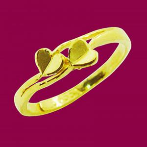 雙子心-黃金戒指